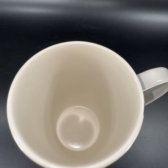 Crafted by Wainwright Pompeii White Blue Gold Tall Coffee Mug Cup Ceramic Mug - Picture 11 of 13